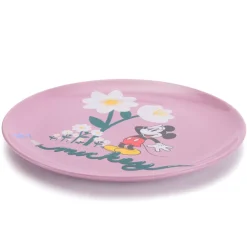 Assiette Mickey à fleurs