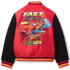 Blouson Flash McQueen style universitaire pour enfants, Disney Pixar Cars