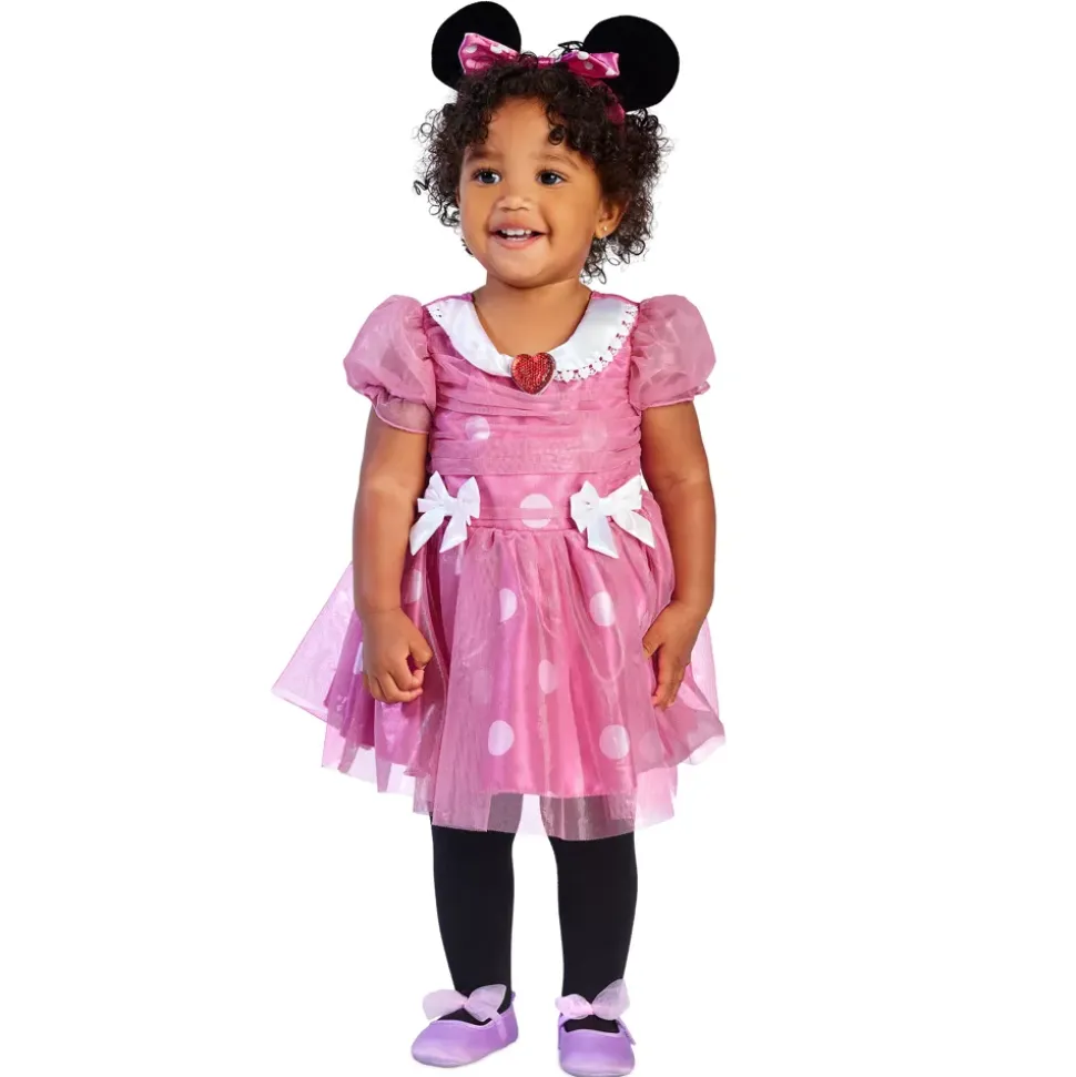Body de déguisement rose Minnie pour bébés