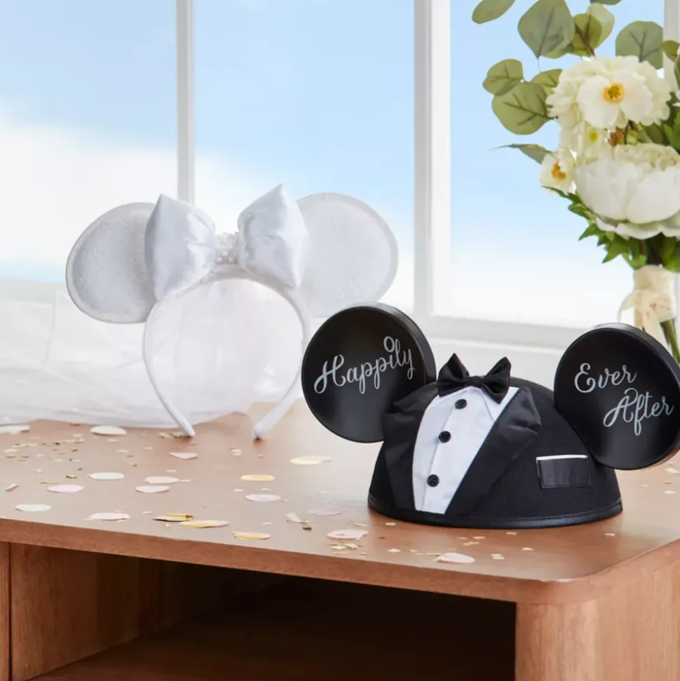 Chapeau à oreilles de Mickey pour marié