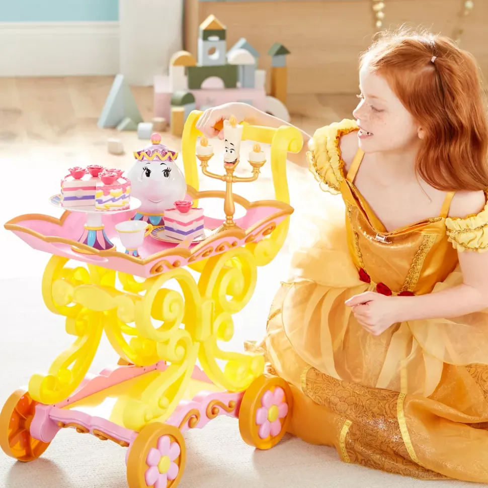 Chariot à thé Belle qui chante "Be our guest", La Belle et la Bête