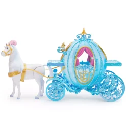 Coffret cadeau Poupée, cheval et carrosse lumineux deluxe, Cendrillon, 30 cm