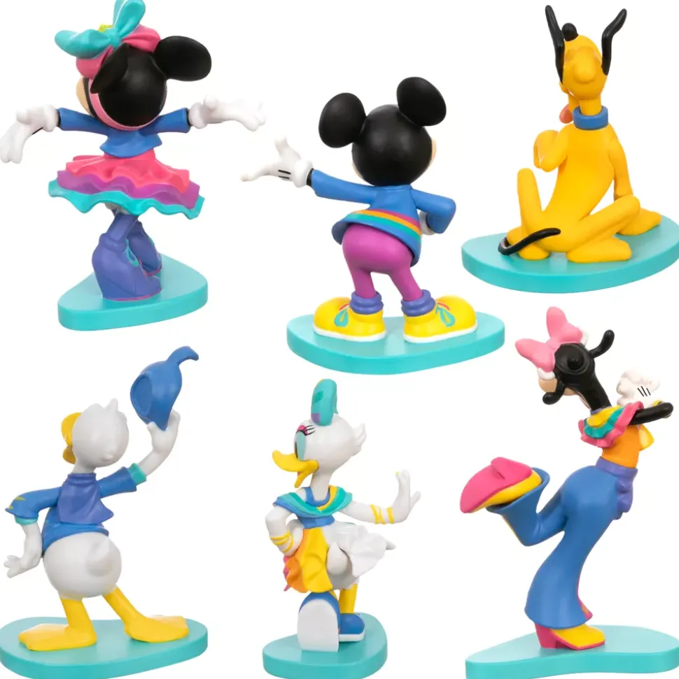 Coffret de figurines Mickey Mouse et ses amis, 70e anniversairede Disneyland