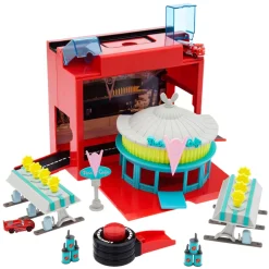 Coffret de jeu transportable Flo's V8 Café, Disney Pixar Cars