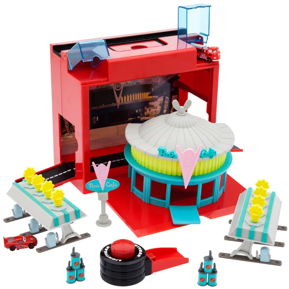 Coffret de jeu transportable Flo's V8 Café, Disney Pixar Cars