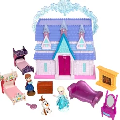 Coffret de mini figurines Château d'Arendelle d'Anna et Elsa Once Upon a Story, La Reine des Neiges