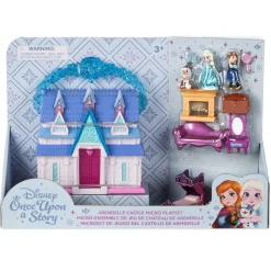 Coffret de mini figurines Château d'Arendelle d'Anna et Elsa Once Upon a Story, La Reine des Neiges
