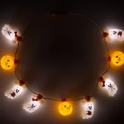 Collier Mickey et Minnie lumineux Halloween
