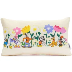 Coussin Mickey et ses amis à fleurs