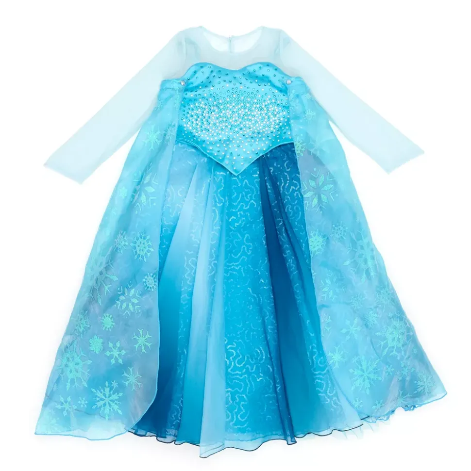 Déguisement Elsa deluxe 10e anniversaire de La Reine des Neiges pour enfants