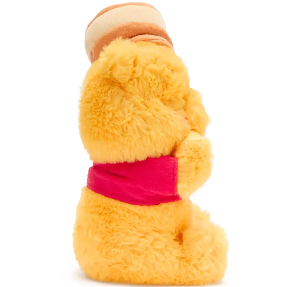 Disney Store Japon Peluche Winnie l'Ourson avec pot de miel sur la tête de taille moyenne, 30 cm
