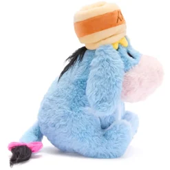 Disney Store Japon Peluche Bourriquet avec pot de miel sur la tête de taille moyenne, Winnie l'Ourson, 29 cm