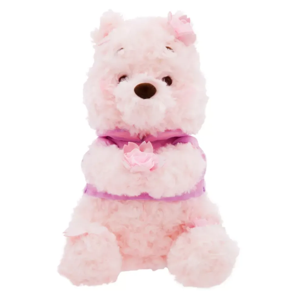 Disney Store Japon Peluche Winnie l'Ourson Sakura de taille moyenne, 26 cm