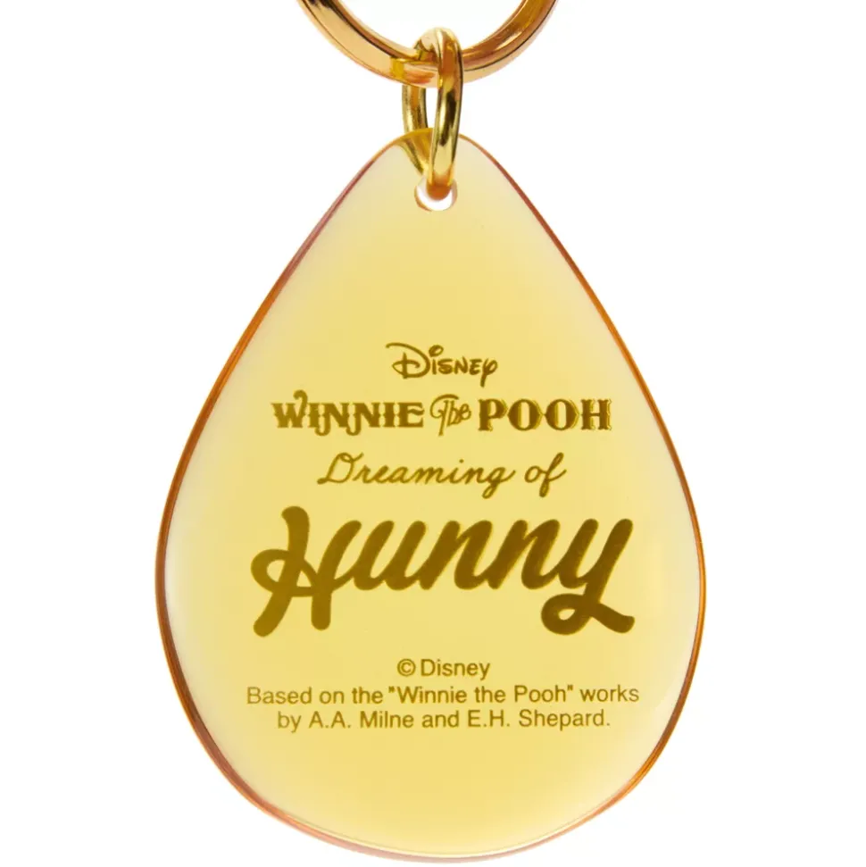 Disney Store Japon Porte-clés petite peluche Bourriquet avec pot de miel, Winnie l'Ourson, 16 cm