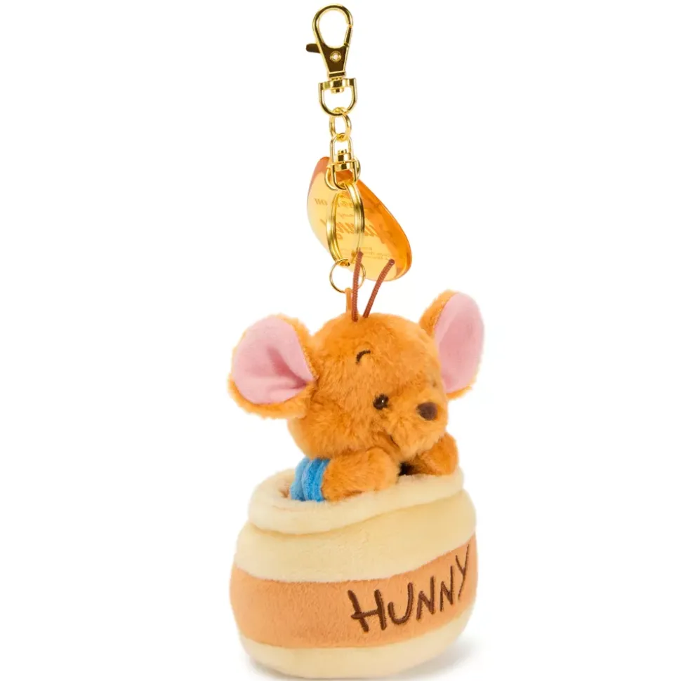 Disney Store Japon Porte-clés petite peluche Petit Gourou dans un pot de miel, Winnie l'Ourson, 14 cm