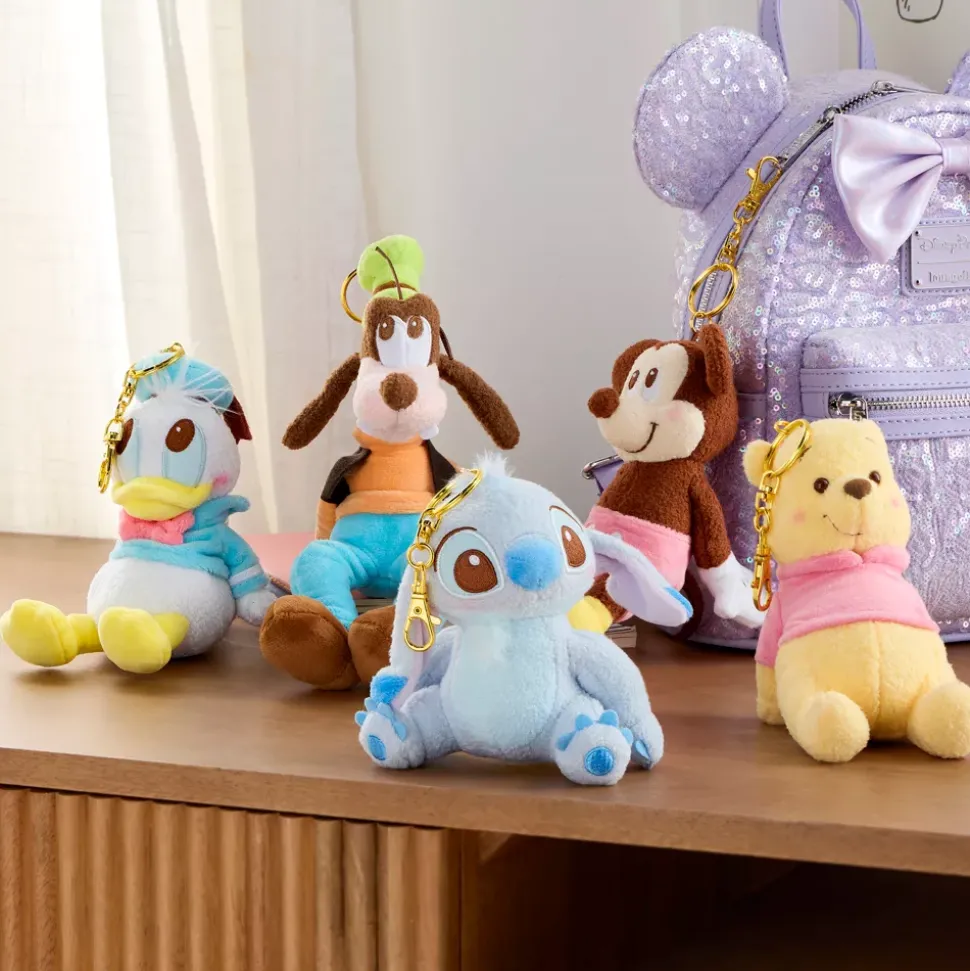 Disney Store Japon Porte-clés petite peluche Donald Duck Soft Moments