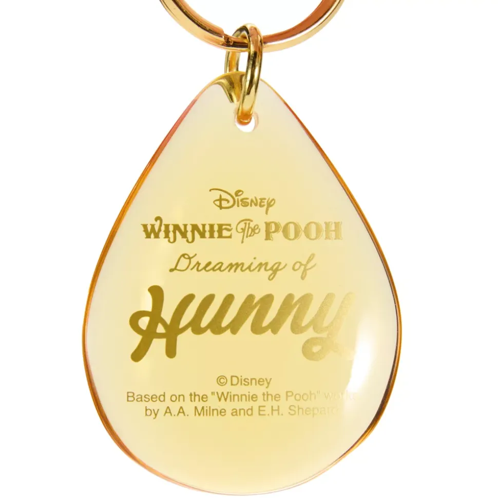 Disney Store Japon Porte-clés petite peluche Porcinet dans un pot de miel, Winnie l'Ourson, 15 cm