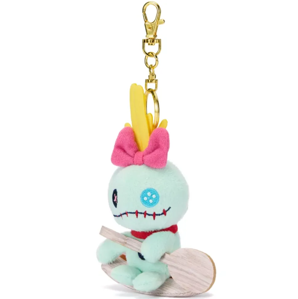 Disney Store Japon Porte-clés petite peluche Souillon sur un surf, Lilo & Stitch, 14 cm