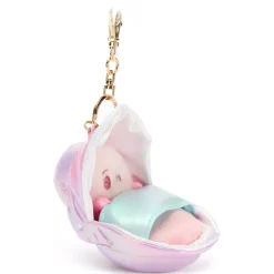Disney Store Japon Porte-clés peluche Huître endormie Alice au Pays des Merveilles, 13,5 cm