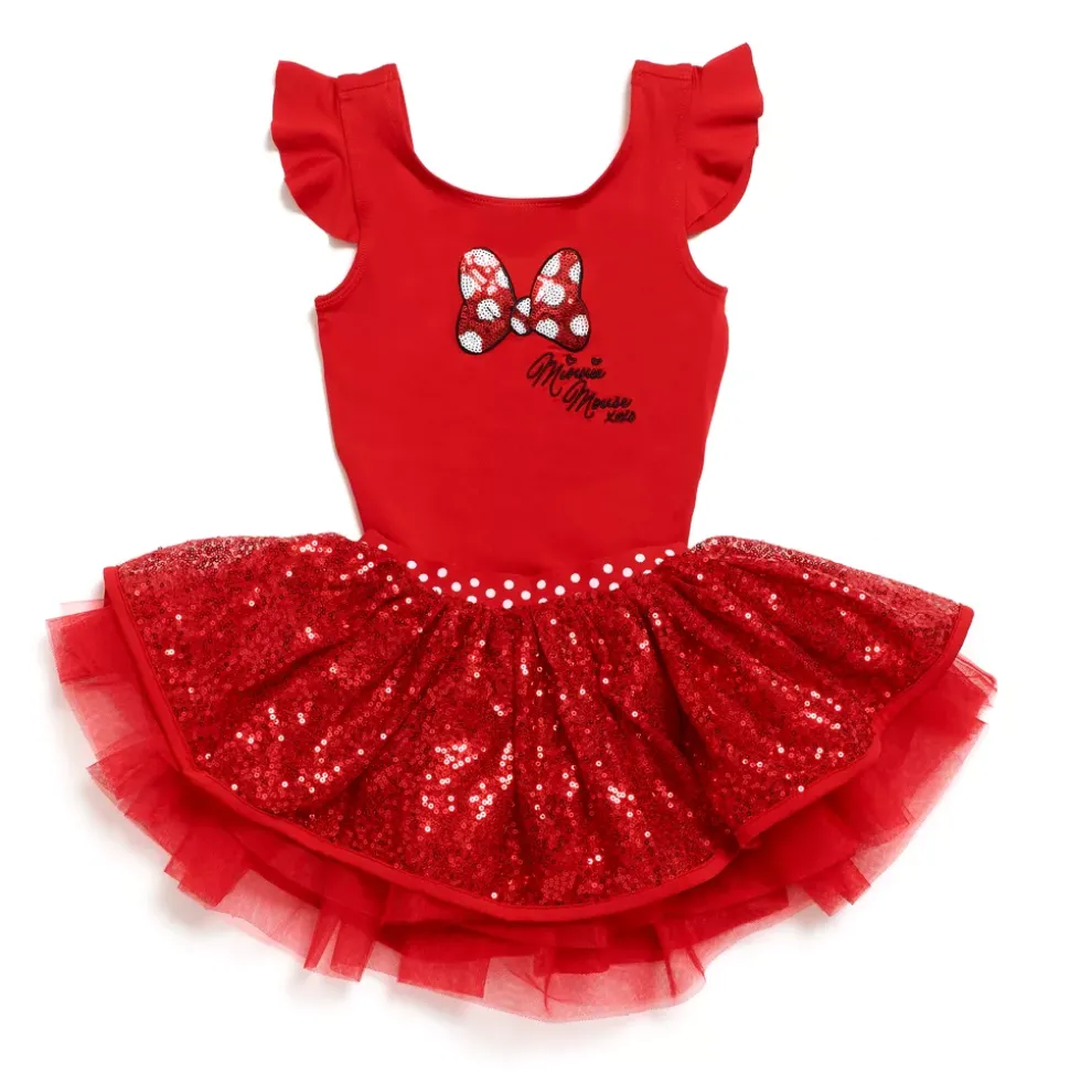 Ensemble body et tutu Minnie Rouge pour enfants