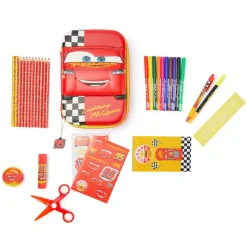 Ensemble d'articles de papeterie Flash McQueen, Disney Pixar Cars