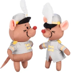 Ensemble de peluches Jack et Gus, 75e anniversaire de Cendrillon