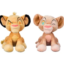 Ensemble de petites peluches Simba et Nala 30e anniversaire du Roi Lion