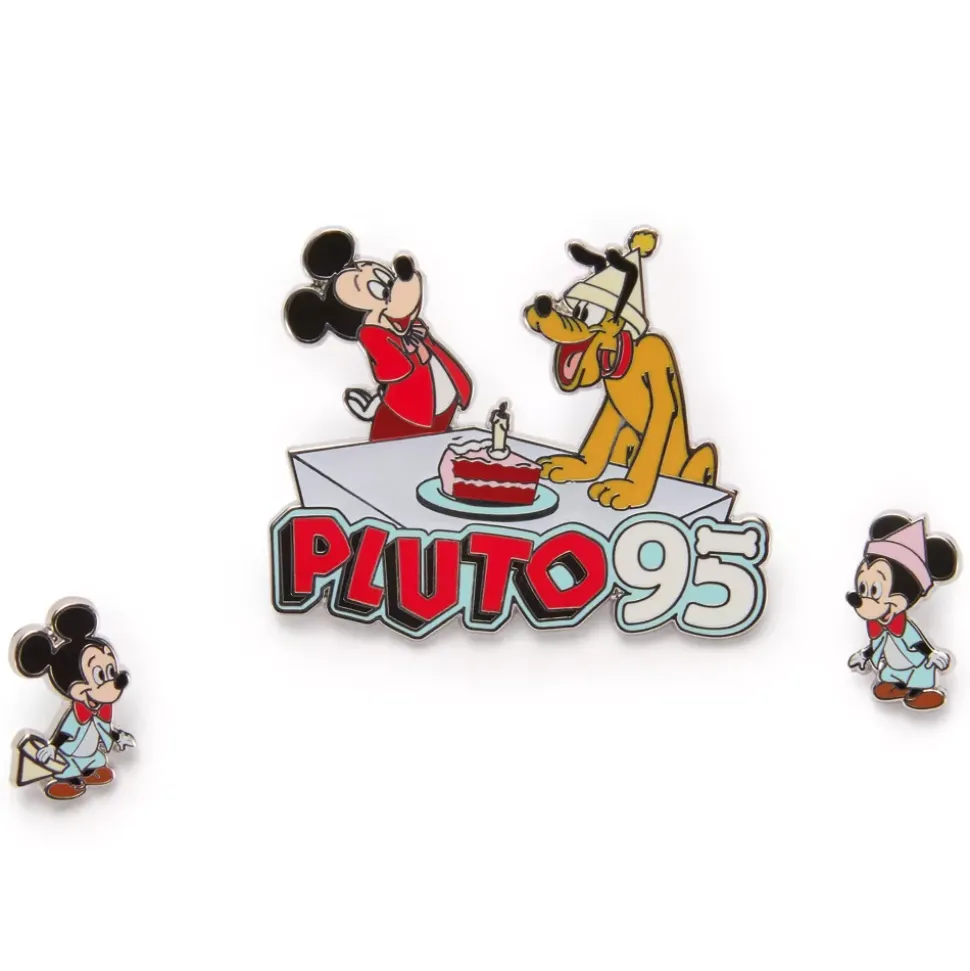 Ensemble de pin's 95e anniversaire de Pluto en édition limitée