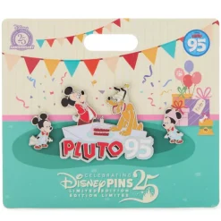 Ensemble de pin's 95e anniversaire de Pluto en édition limitée