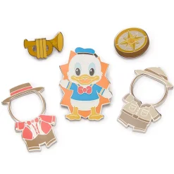 Ensemble de pin's magnétiques Donald Duck explorateur et joueur de clairon Disney Park Pal Outfits