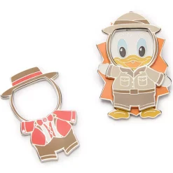 Ensemble de pin's magnétiques Donald Duck explorateur et joueur de clairon Disney Park Pal Outfits