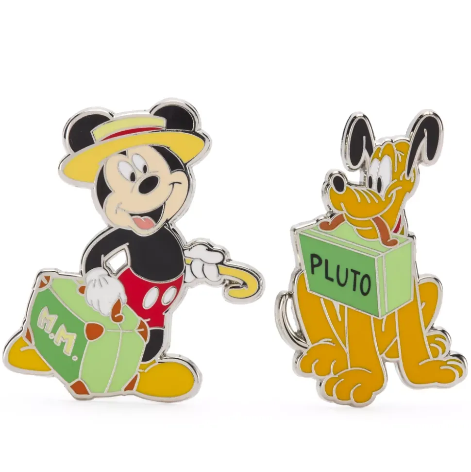 Ensemble de pin's Mickey et Pluto