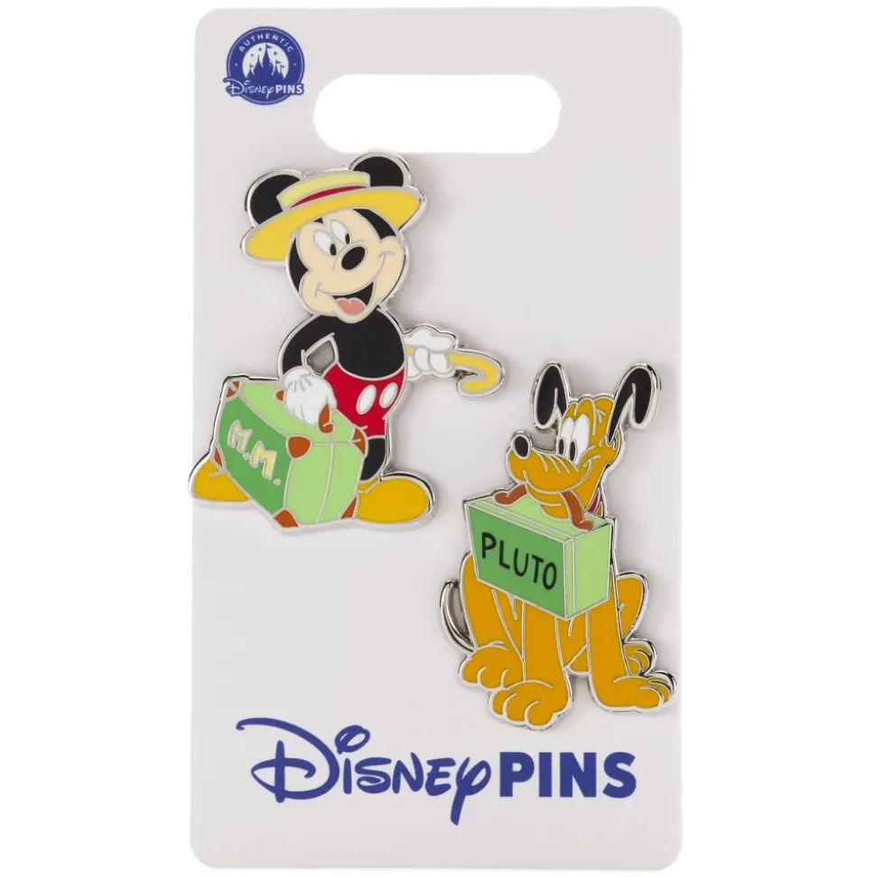 Ensemble de pin's Mickey et Pluto