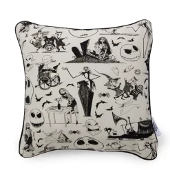 Ensemble housse de coussin et coussin L'Étrange Noël de monsieur Jack de Tim Burton
