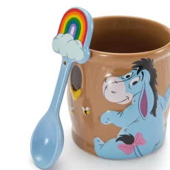 Ensemble mug avec cuiller Bourriquet, Winnie l'Ourson