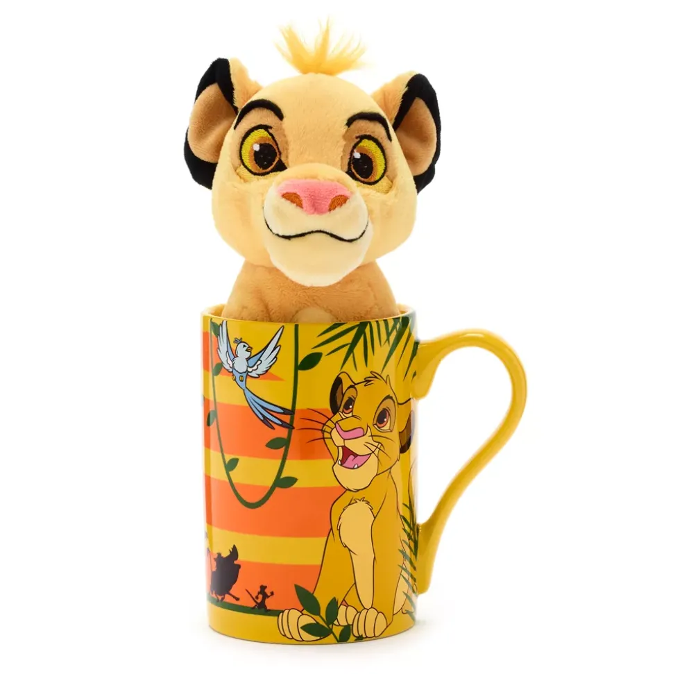 Ensemble Mug avec mini peluche Simba, Le Roi Lion