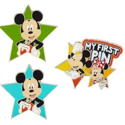 Ensemble pin's et tour de cou Mickey et Minnie