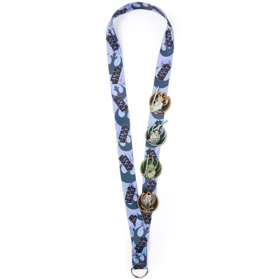 Ensemble pin's et tour de cou Jedi, Star Wars
