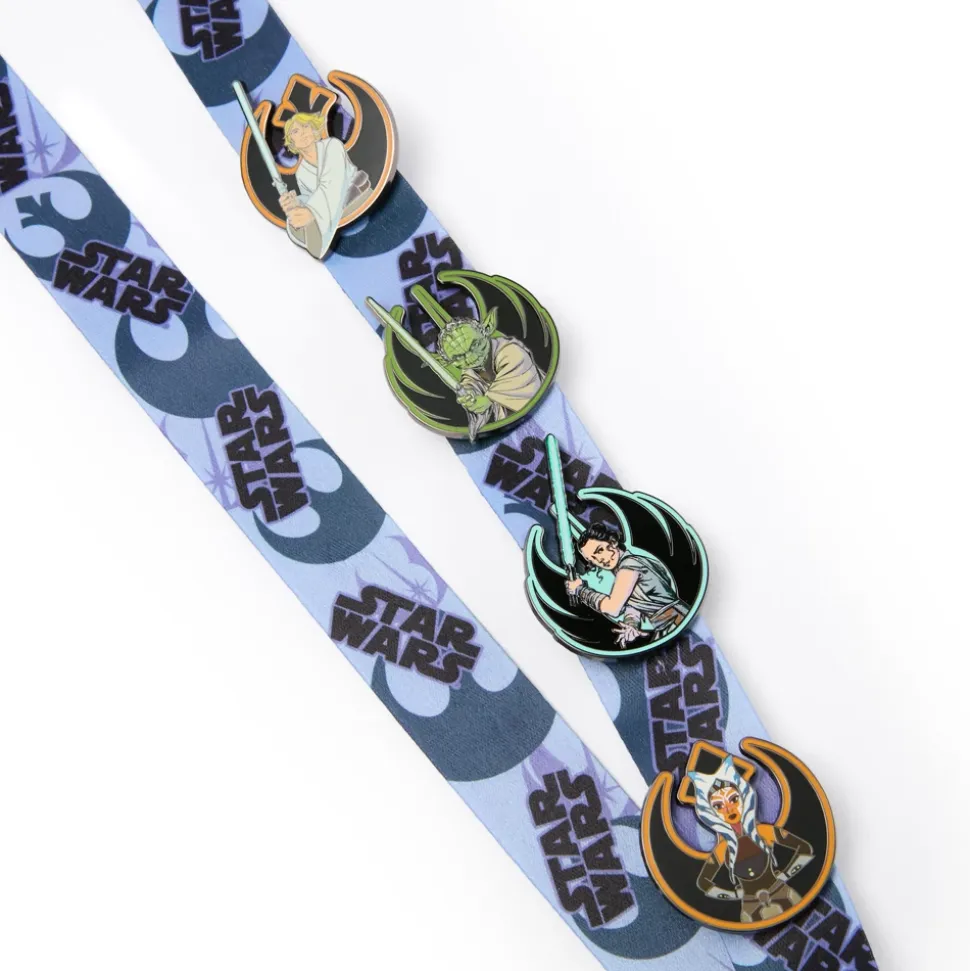 Ensemble pin's et tour de cou Jedi, Star Wars