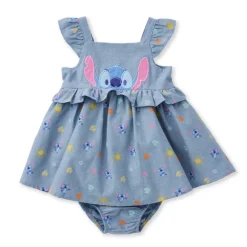 Ensemble robe et culotte Stitch pour bébé