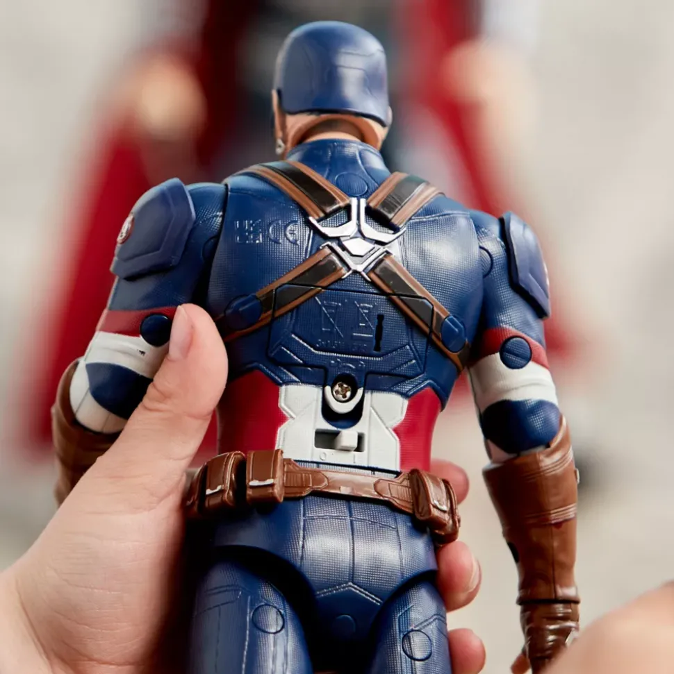 Figurine Captain America articulée et parlante - 25 cm