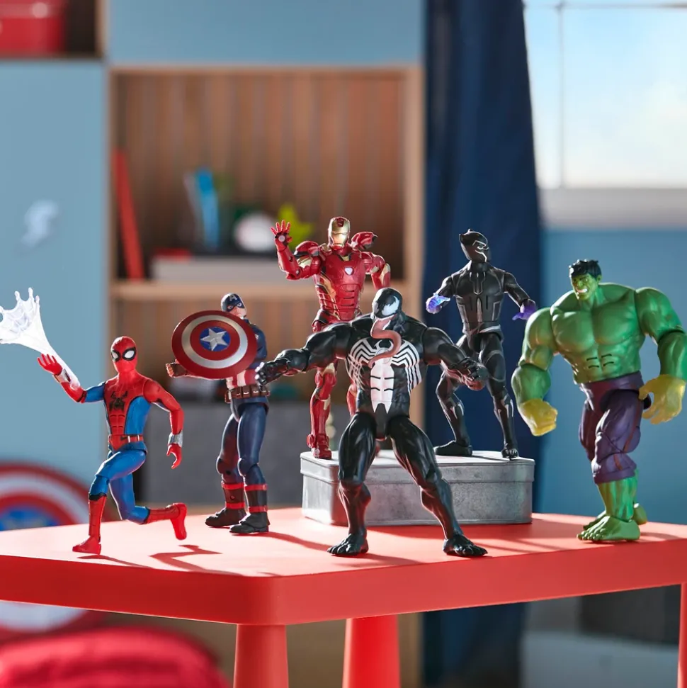 Figurine Captain America articulée et parlante - 25 cm