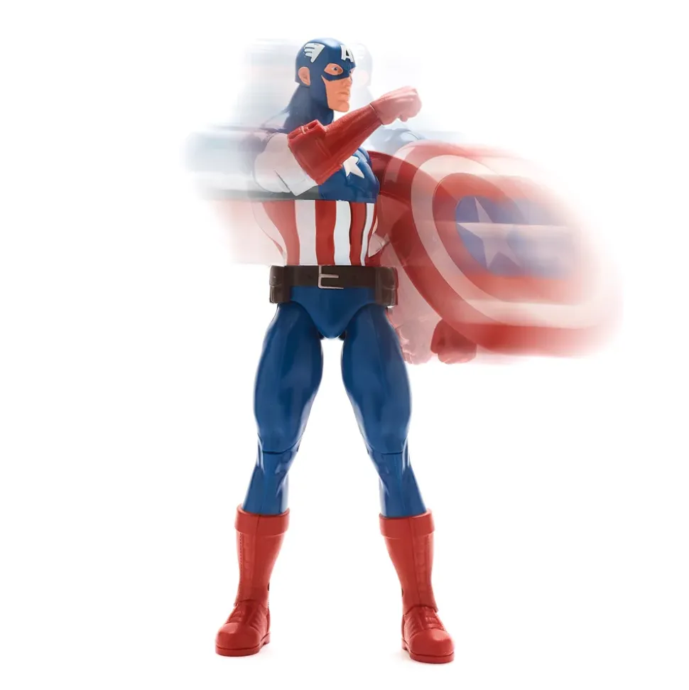 Figurine Captain America articulée parlante - 33 cm