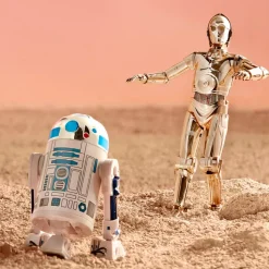 Figurines articulées R2-D2 et C-3PO lumineuses et sonores, Star Wars