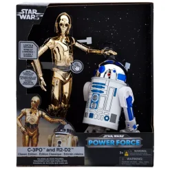 Figurines articulées R2-D2 et C-3PO lumineuses et sonores, Star Wars