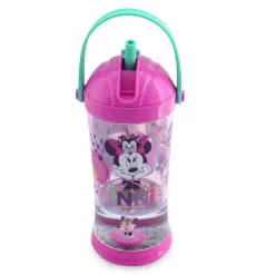 Gobelet avec paille Boule à neige Minnie