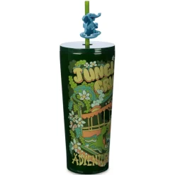 Gobelet Jungle Cruise en acier inoxydable avec paille