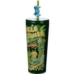 Gobelet Jungle Cruise en acier inoxydable avec paille