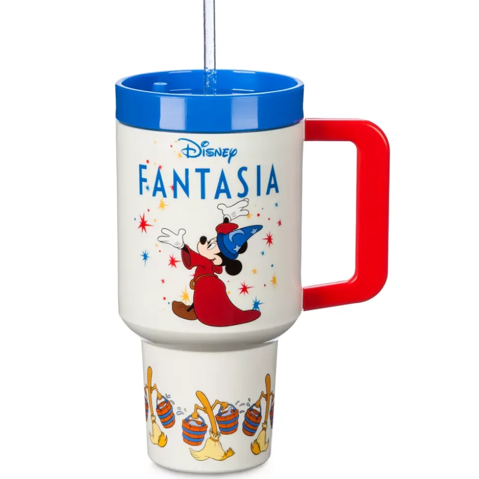 Gobelet Mickey l'apprenti sorcier avec paille, Fantasia