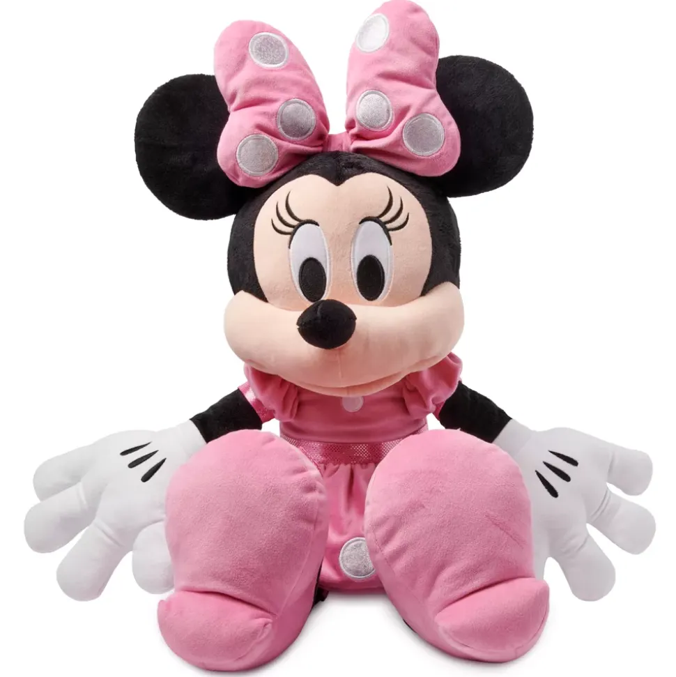 Grande peluche Minnie en rose